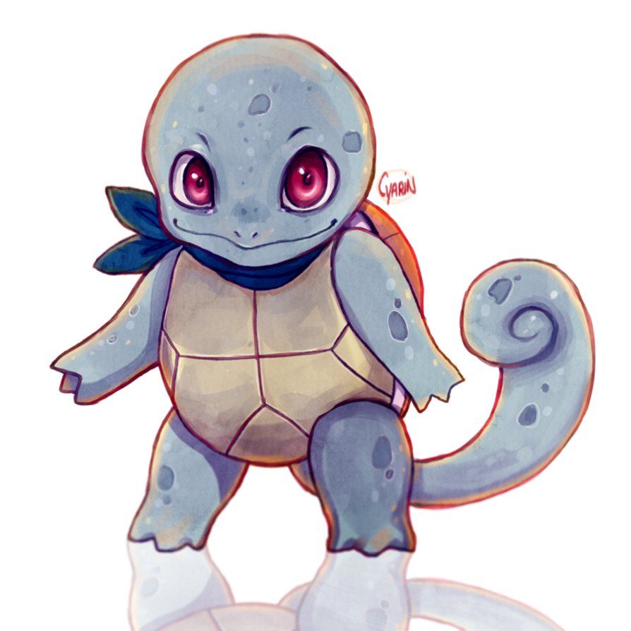 894x894 Squirtle   Painting Video!) By Cyarin On Pokemon - Squirtle Painting