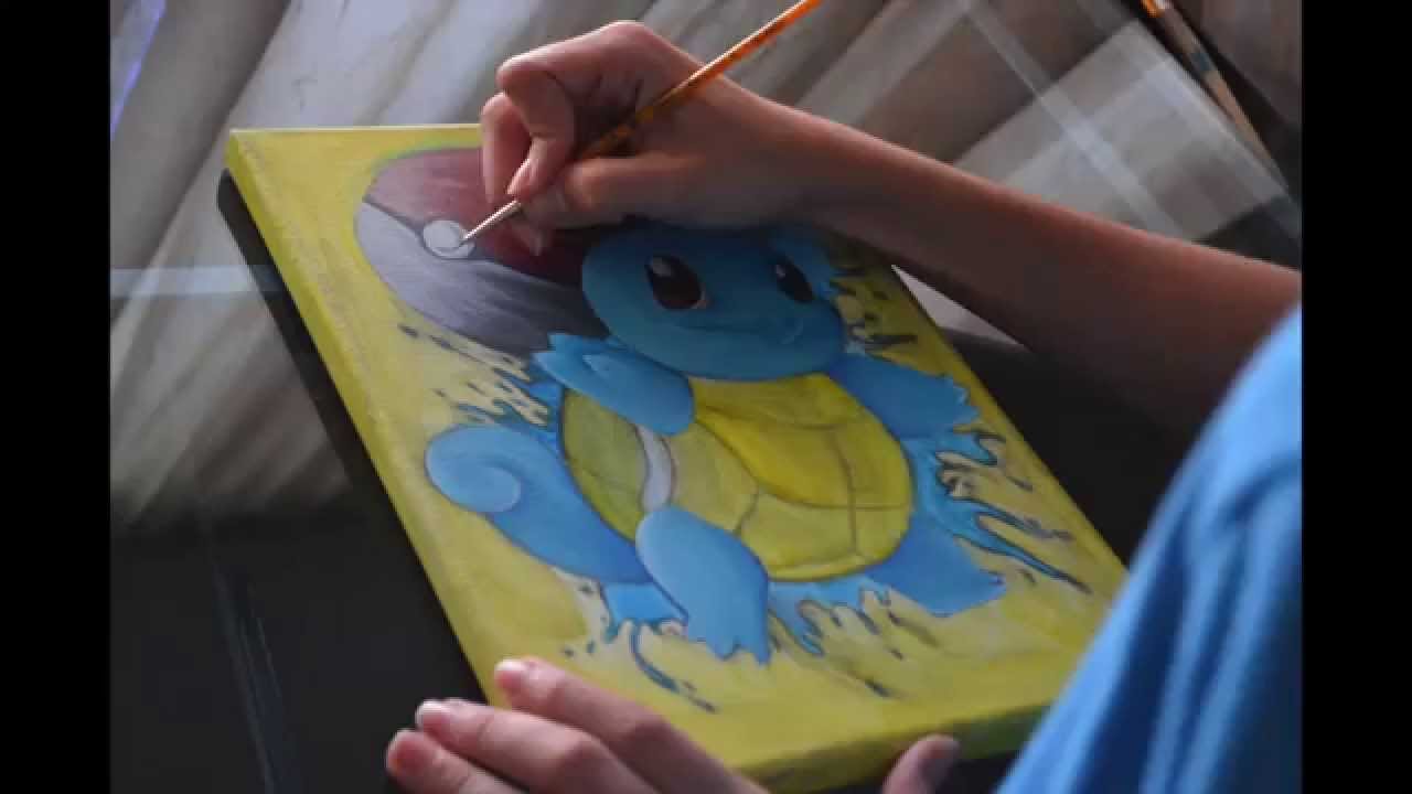 1280x720 Squirtle Speed Painting - Squirtle Painting
