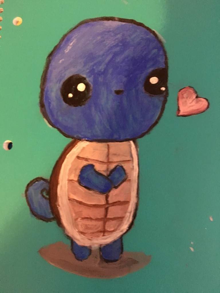 768x1024 Squirtle Notebook Amino - Squirtle Painting