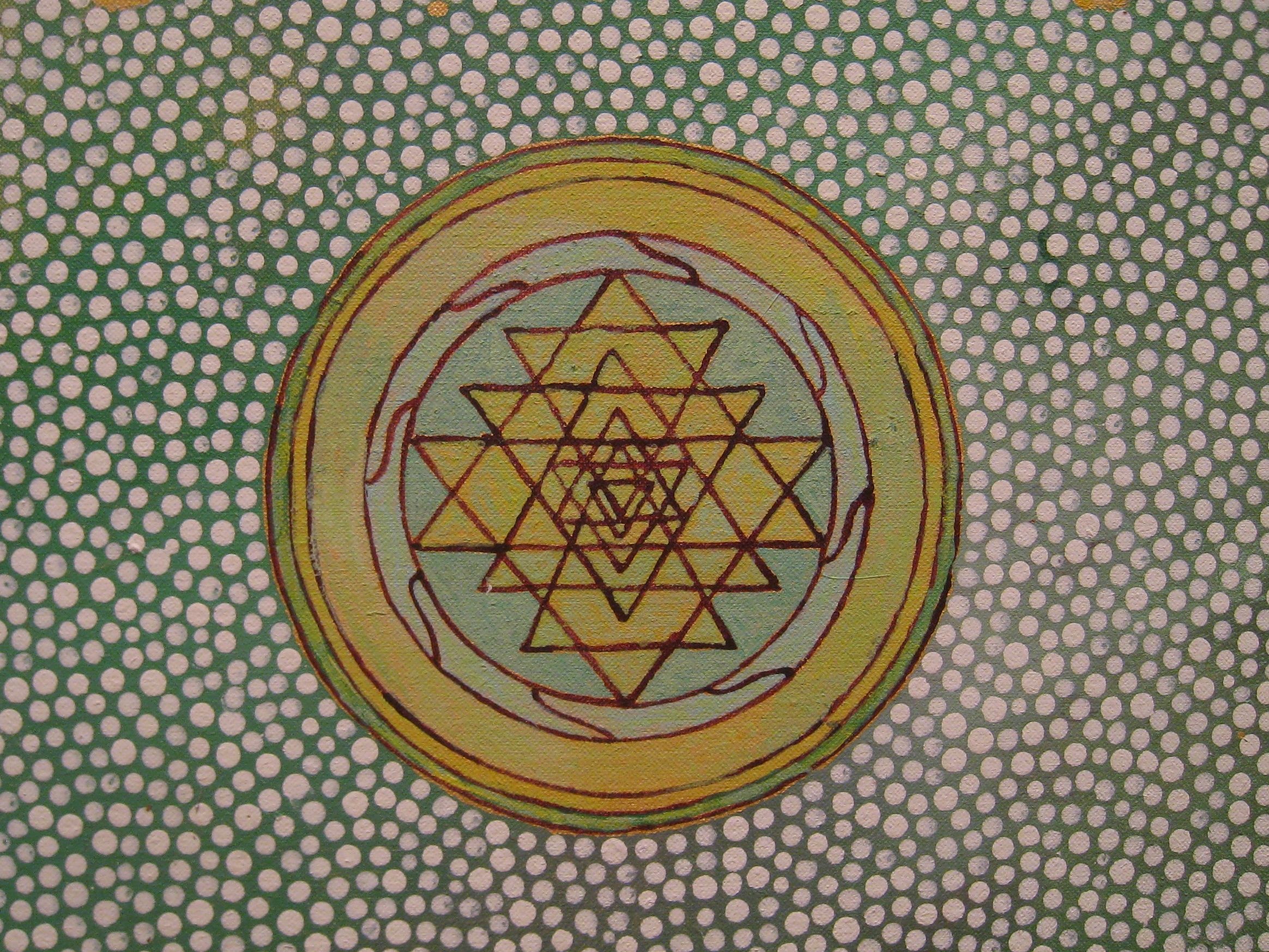 2328x1747 Sri Yantra Dadirridreaming - Sri Yantra Painting