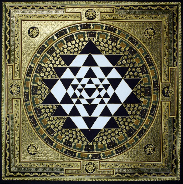 768x770 Sri Yantra Mandala - Sri Yantra Painting