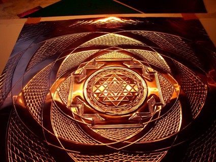 425x319 Circle Of Good Will Blog - Sri Yantra Painting