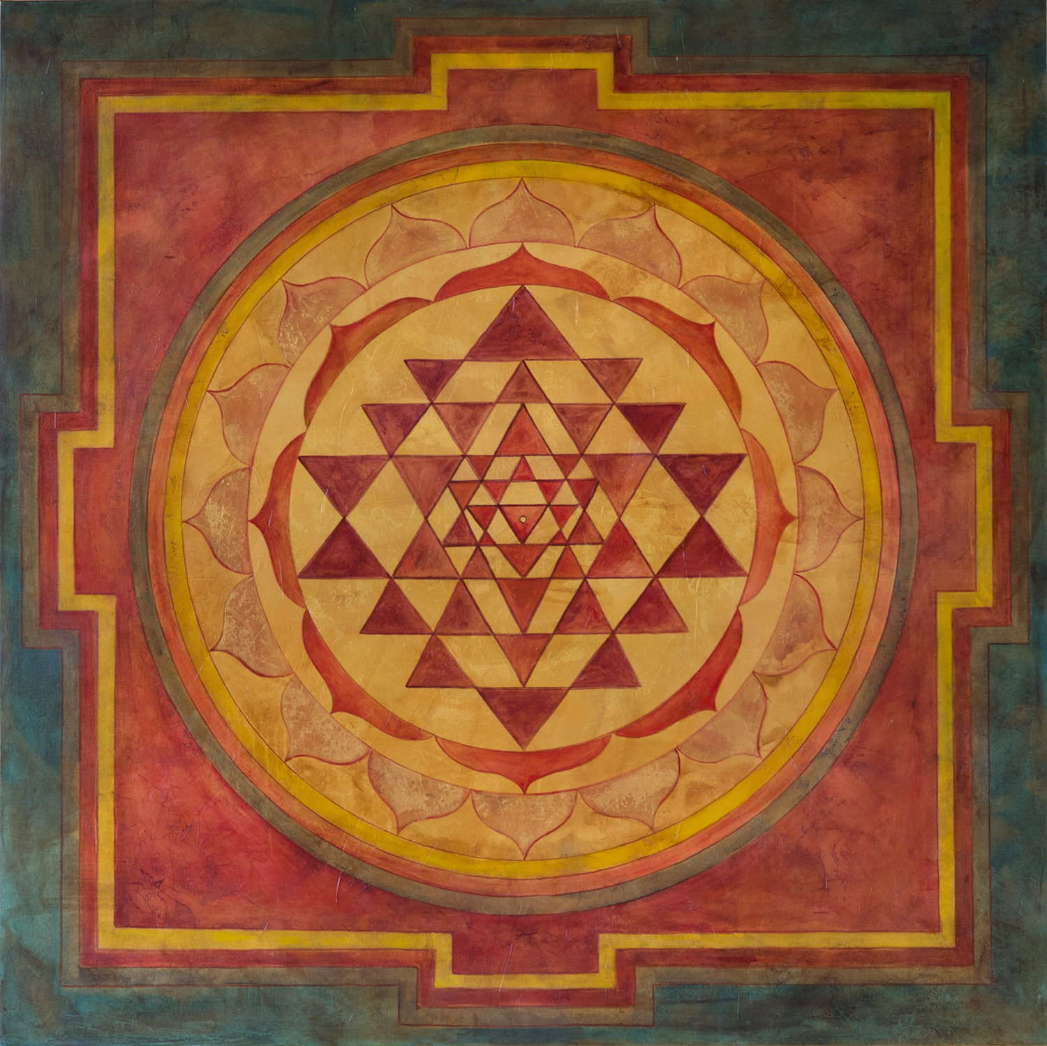 1500x1499 Fine Art - Sri Yantra Painting