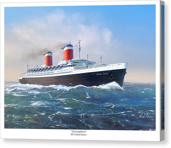 Ss United States Painting at PaintingValley.com | Explore collection of ...