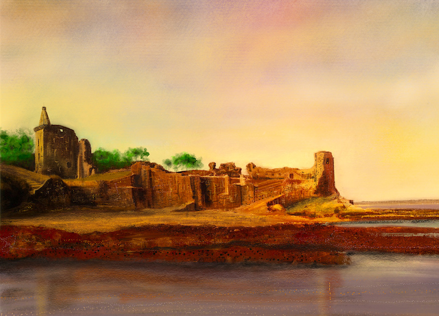 903x650 Paintings And Prints Of St Andrews Castle - St Andrews Painting