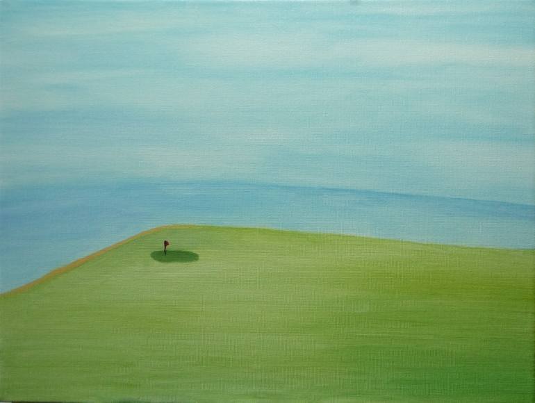 770x580 Saatchi Art The Old Golf Course, St. Andrews. Painting By Mr - St Andrews Painting