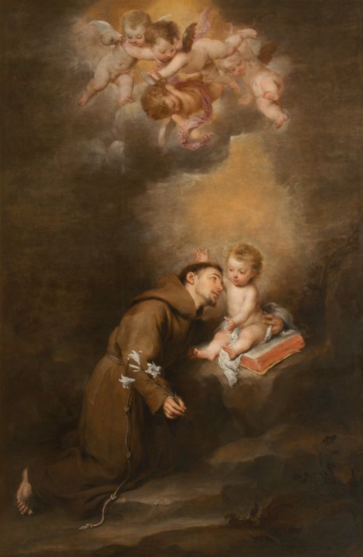 521x800 St. Anthony Of Padua With The Child - St Anthony Painting