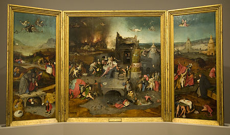 450x266 Triptych Of The Temptation Of St. Anthony - St Anthony Painting