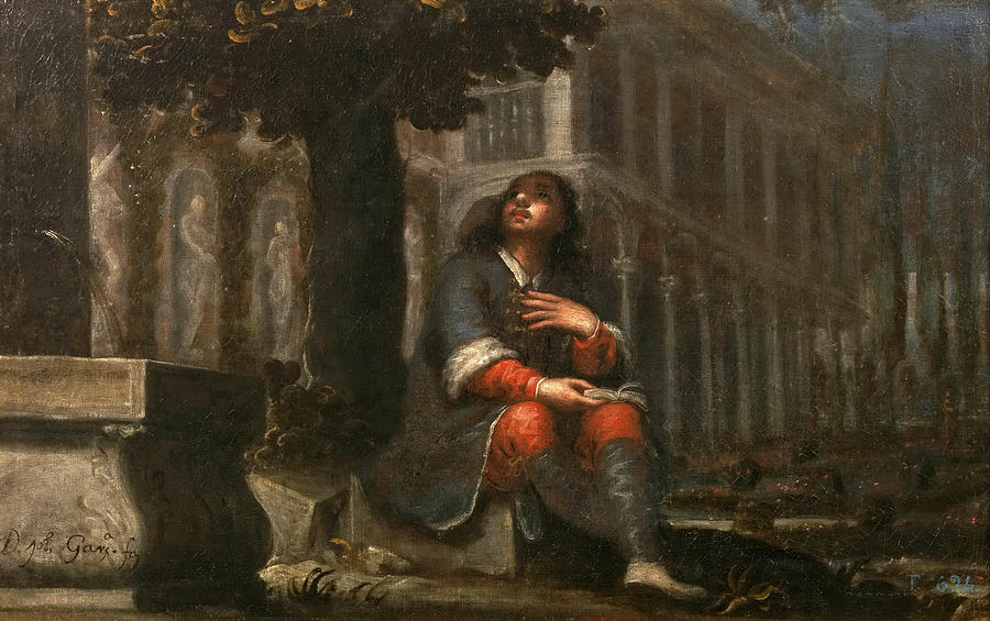 900x565 St Augustine At The Moment Of His Religious Conversion Painting By - St Augustine Painting