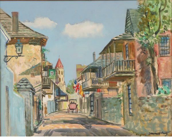 600x477 The 20 Best St. Augustine, Fl In Paintings Images - St Augustine Painting