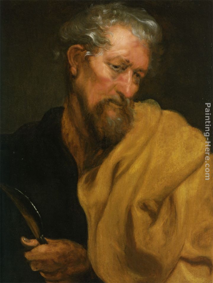 720x954 Sir Antony Van Dyck Saint Bartholomew Painting Anysize 50% Off - St Bartholomew Painting