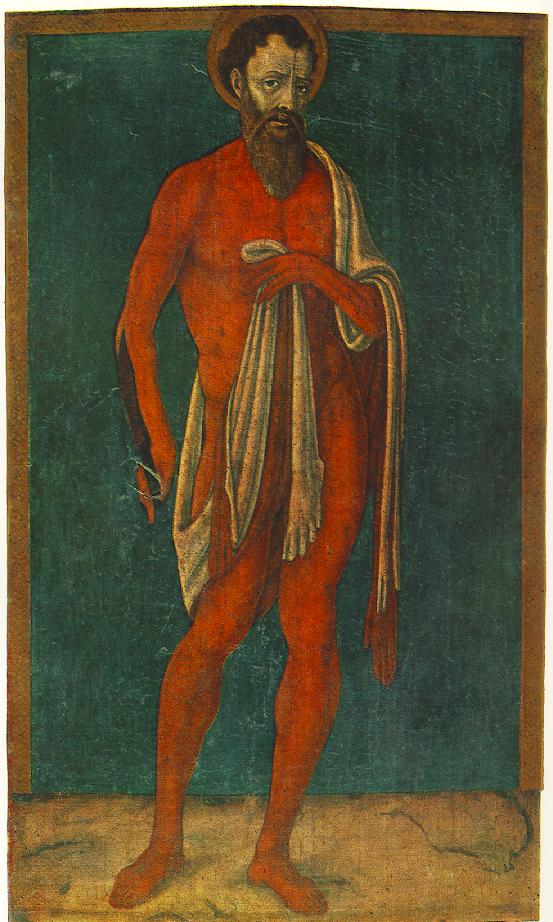 553x922 Saint Bartholomew Painting 2 The Heart Thrills - St Bartholomew Painting