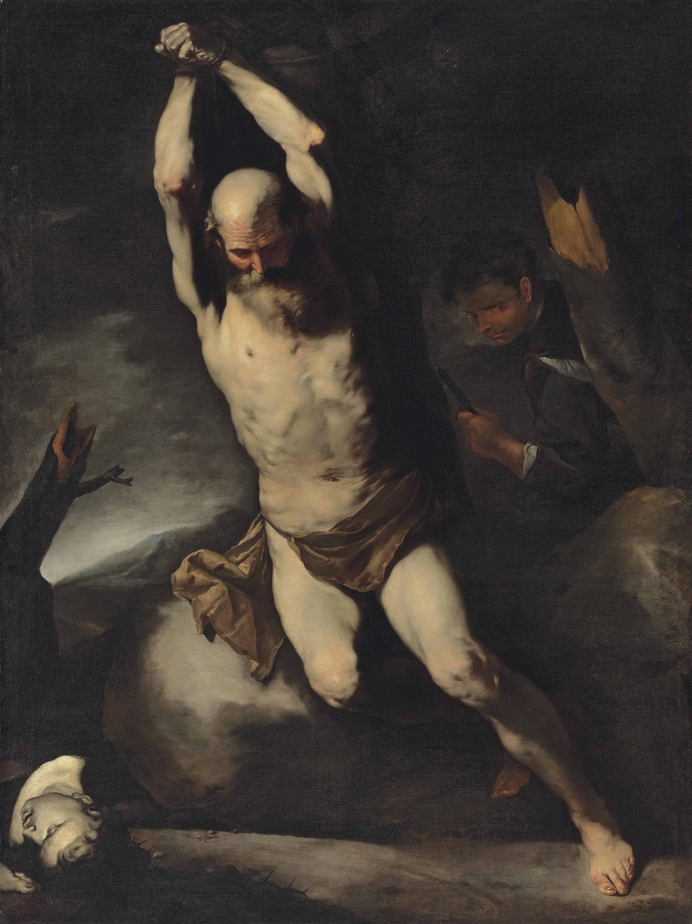 2396x3200 Luca Giordano, Called Fa Presto (Naples 1634 1705) The Martyrdom - St Bartholomew Painting