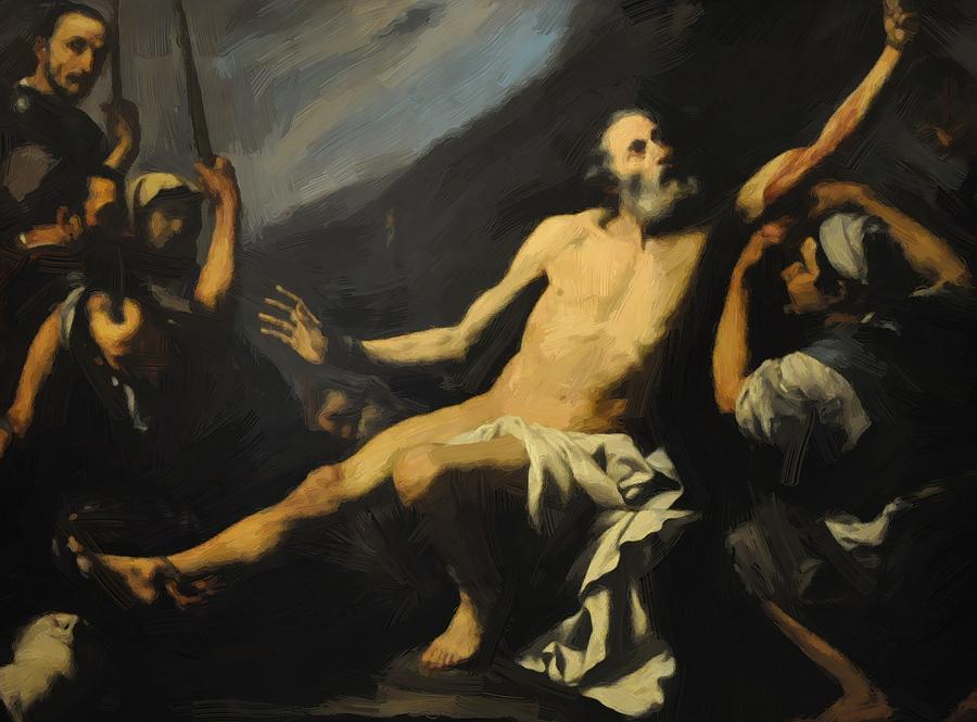 900x665 Martyrdom Of St Bartholomew Painting By Ribera Jusepe De - St Bartholomew Painting