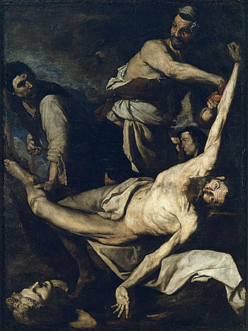 350x467 Martyrdom Of Saint Bartholomew - St Bartholomew Painting