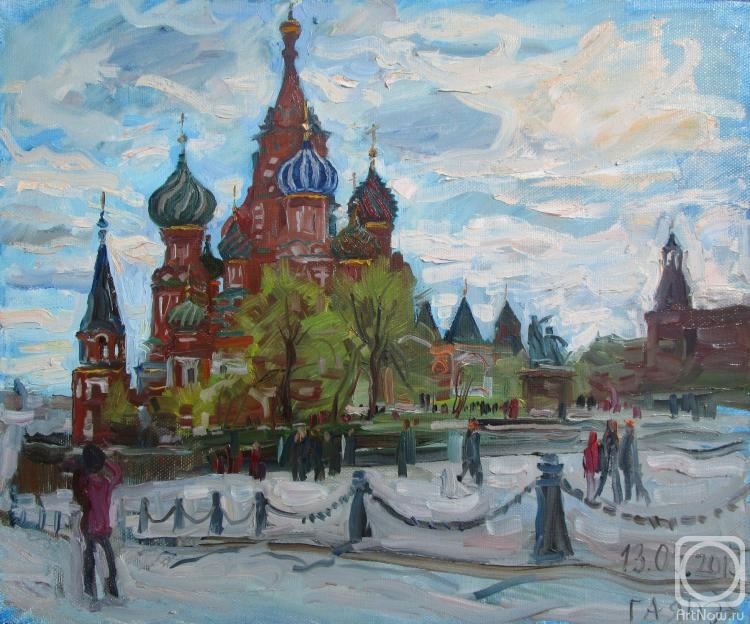 750x624 Painting Basil's Cathedral - St Basils Cathedral Painting