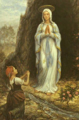 317x480 Saint Bernadette My Hero - St Bernadette Painting