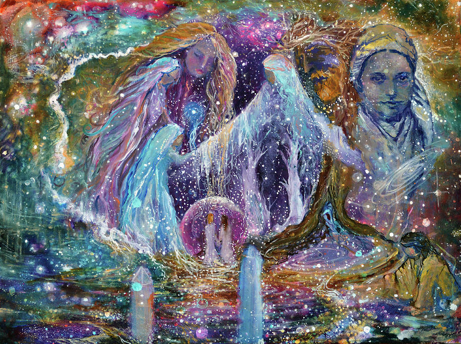 900x672 Saint Bernadette Painting By Ashleigh Dyan Bayer - St Bernadette Painting