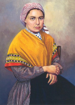 250x351 Shrine Of Saint Bernadette Saint Bernadette - St Bernadette Painting