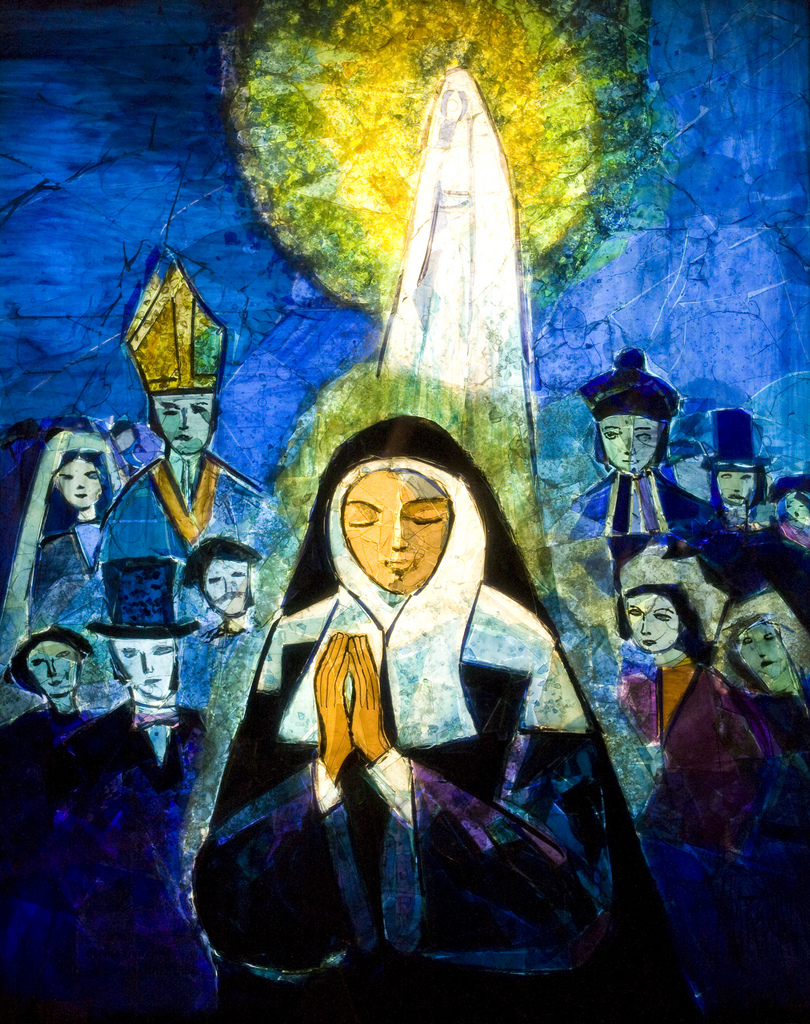 810x1024 St Bernadette Soubirous 16 April Is The Feast Of St - St Bernadette Painting