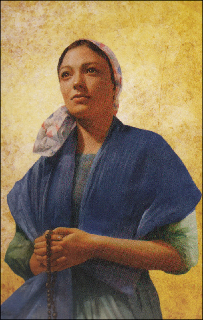 710x1115 Alive In Christ 1 8 St. Bernadette Soubirous, Grade 4, People - St Bernadette Painting