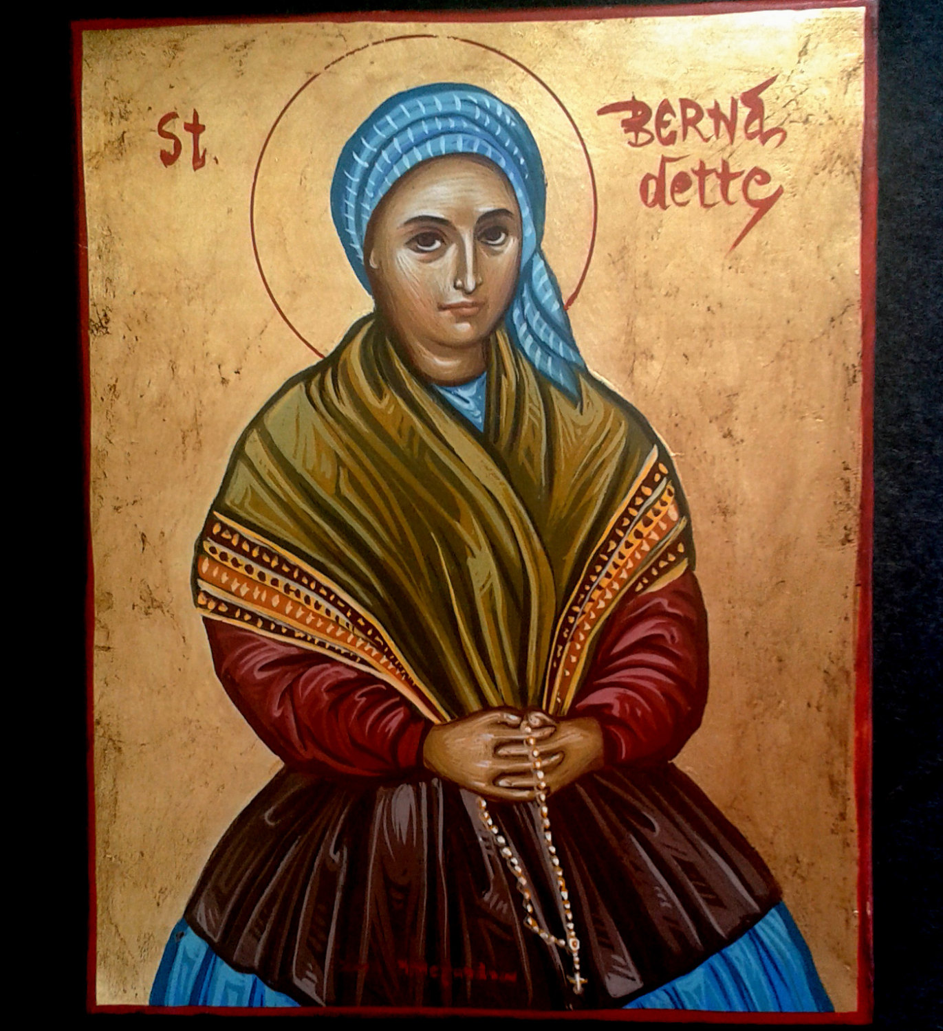 St Bernadette Painting At PaintingValley Explore Collection Of St 