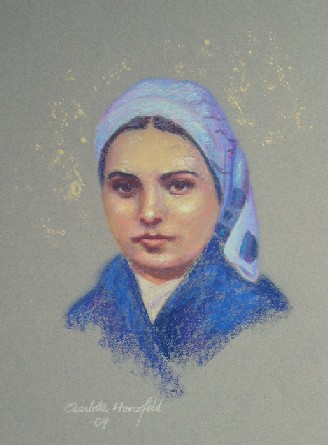 St Bernadette Painting at PaintingValley.com | Explore collection of St ...