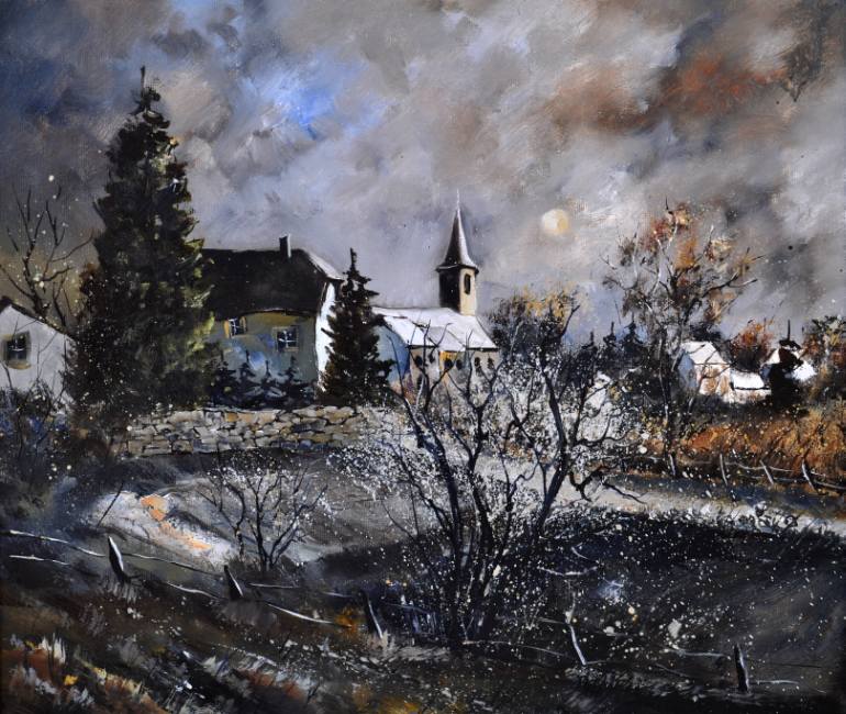 770x650 Saatchi Art Louette St Denis Painting By Pol Ledent - St Denis Painting
