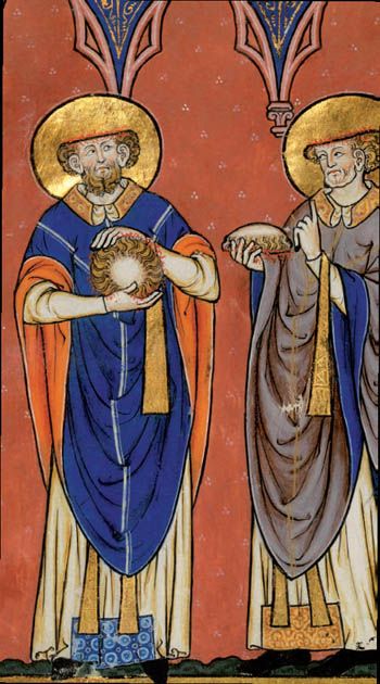 350x630 The Relics Of St Denis, A Turbulent History - St Denis Painting