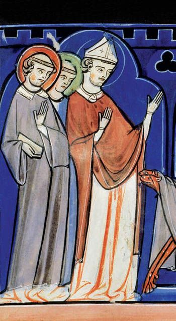 350x639 Who Was Saint Denis, The First Bishop Of Paris - St Denis Painting