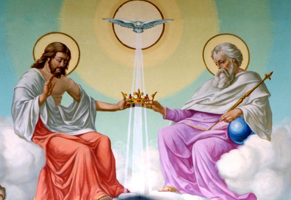 600x412 Part 1 St. Faustina And The Secret Of The Holy Trinity Marians - St Faustina Painting