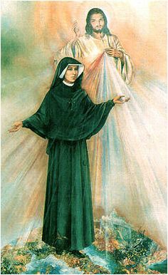 236x386 100 Best St. Faustina Images On Catholic Saints, Saint - St Faustina Painting