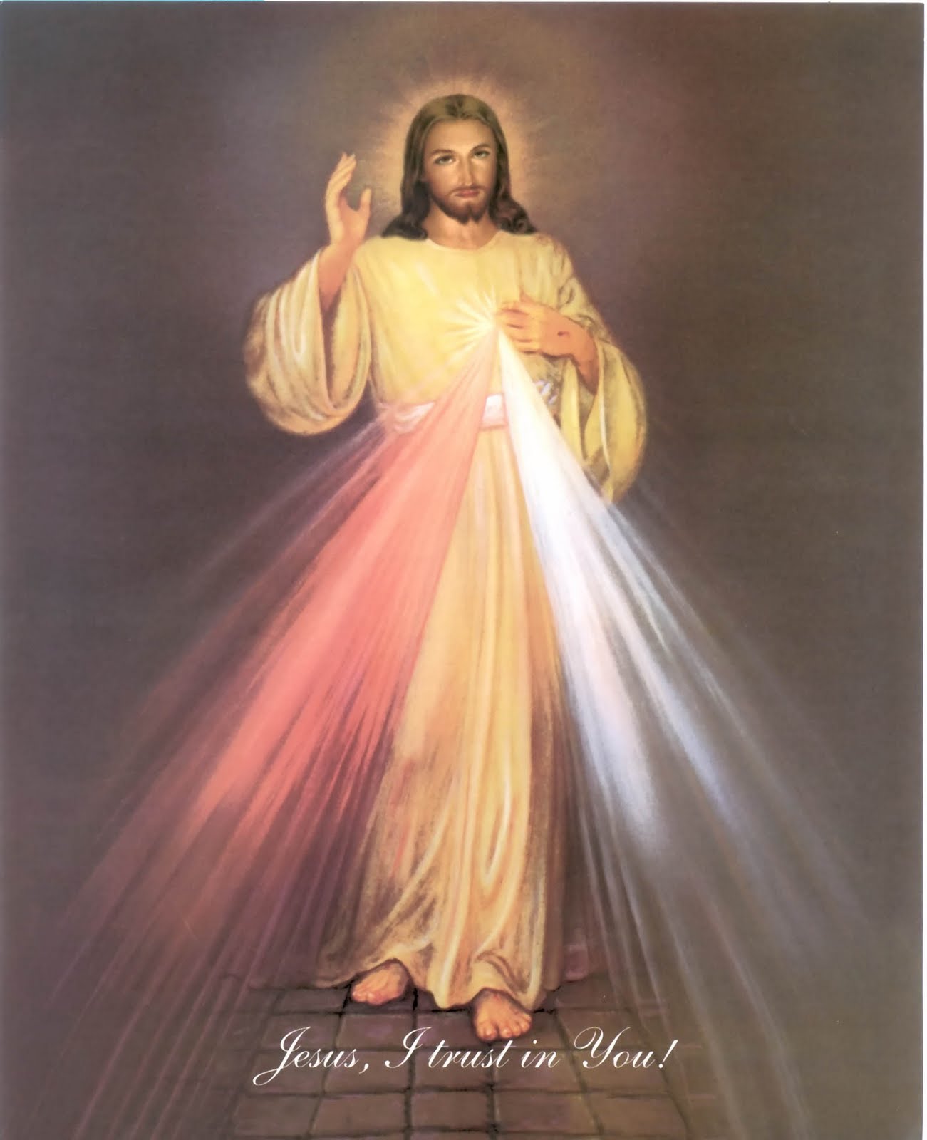 1301x1600 St. Faustina This Catholic Generation - St Faustina Painting
