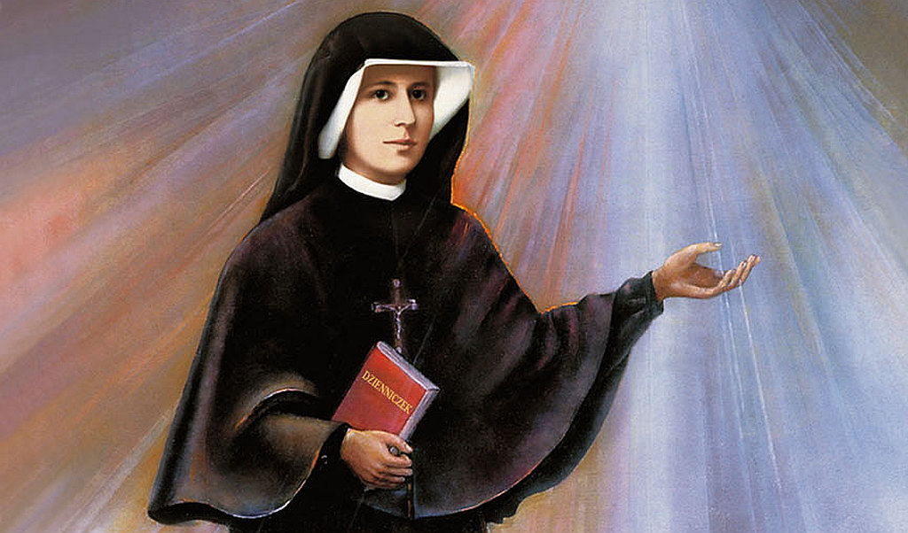 1024x602 The Knowledge Of The Mystery Of Divine Mercy Mercy - St Faustina Painting