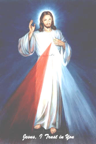 333x500 Divine Mercy Cenacles St. Bonaventure - St Faustina Painting