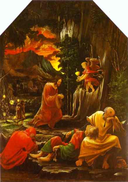 438x621 Oil Paintingthe Agony In The Garden (Panel From The St. Florian - St Florian Painting