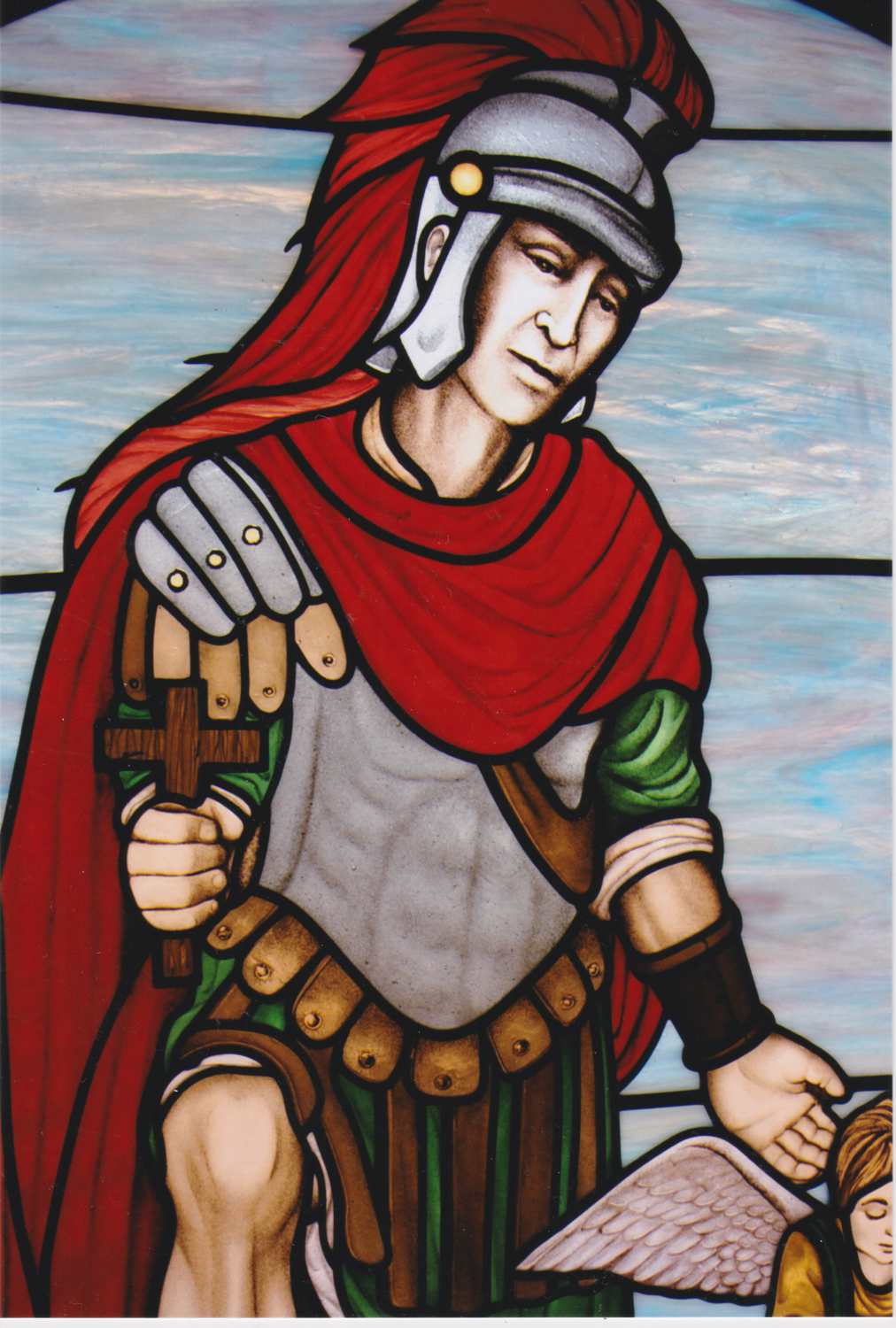1012x1500 Painting St. Florian Window Watkins Stained Glass - St Florian Painting