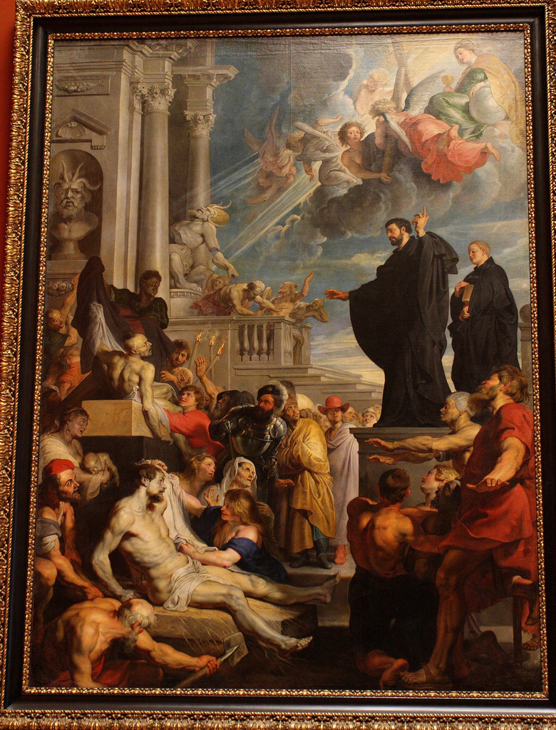 780x1024 Painting Francis Xavier Philip Jenkins - St Francis Painting