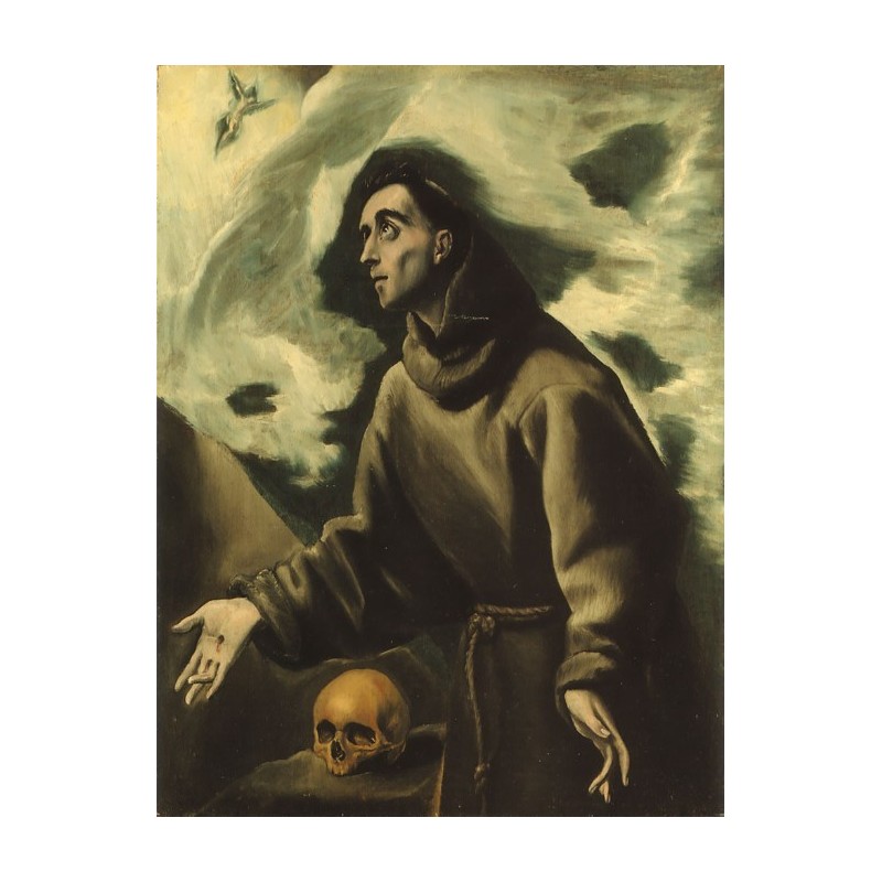 800x800 St Francis Receiving The Stigmata By El Greco Art Gallery Oil - St Francis Painting