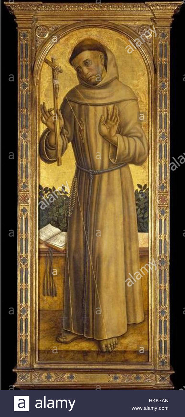 617x1390 St. Francis', Painting By Vittore Crivelli, After 1490, El Paso - St Francis Painting
