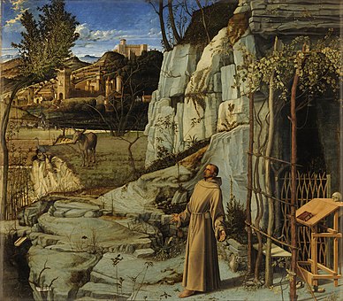 388x340 St. Francis In Ecstasy (Bellini) - St Francis Painting