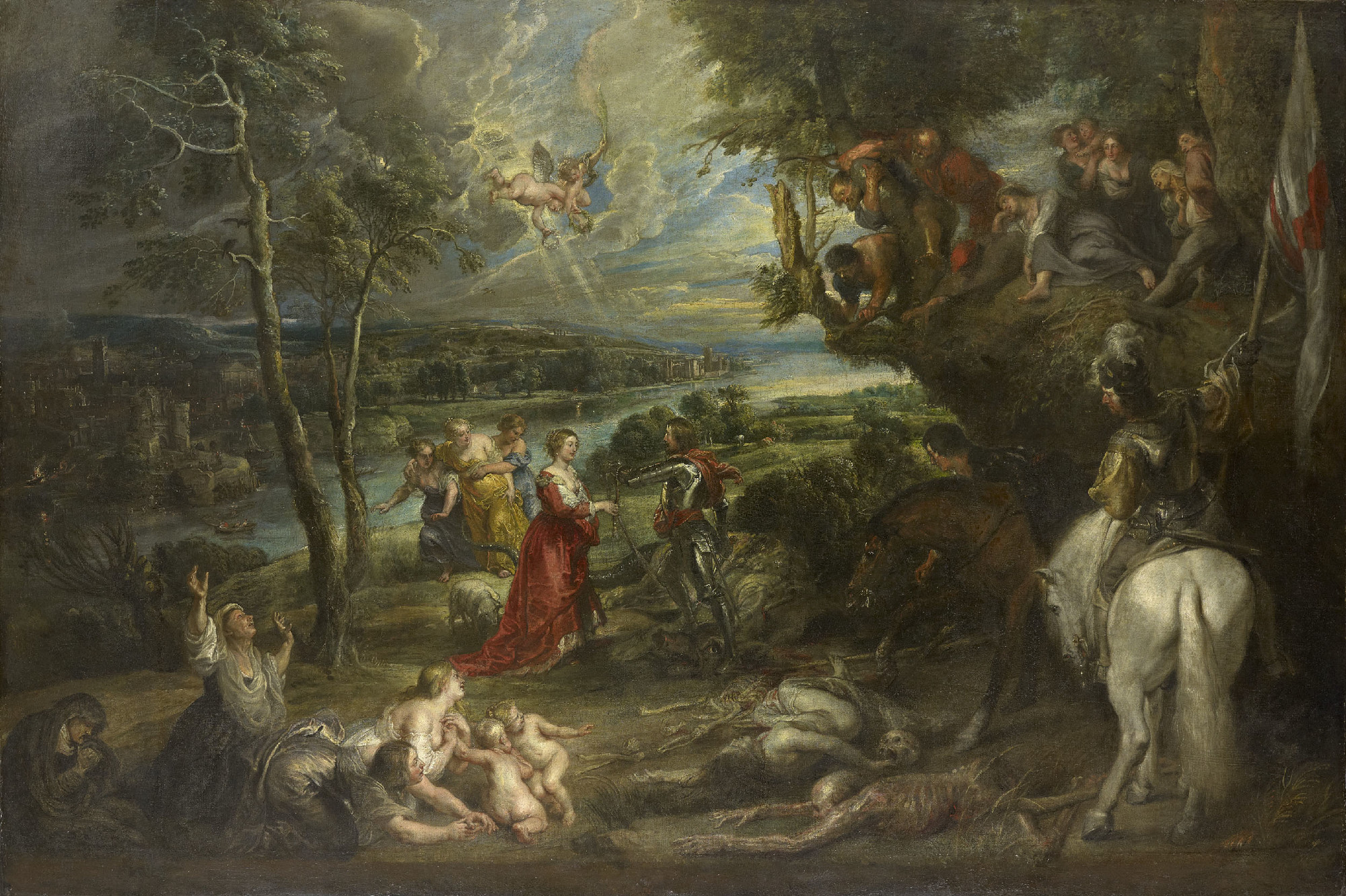 2000x1331 Sir Peter Paul Rubens (Siegen 1577 - St George And The Dragon Painting