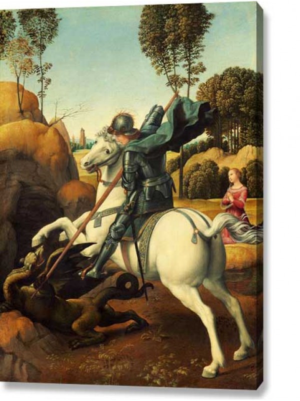 600x800 Raphael - St George And The Dragon Painting Raphael