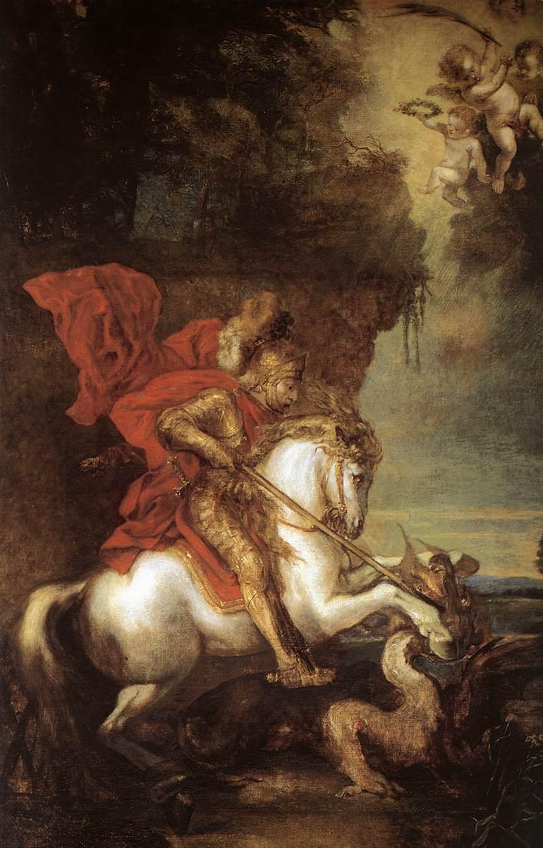 770x1201 St George And The Dragon - St George And The Dragon Painting Raphael