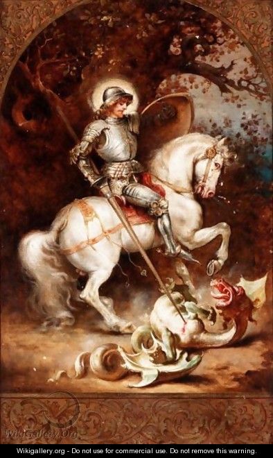 394x660 St George And The Dragon - St George Dragon Painting
