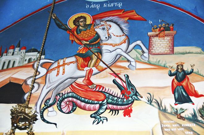 660x437 Why St George Is A Palestinian Hero - St George Dragon Painting