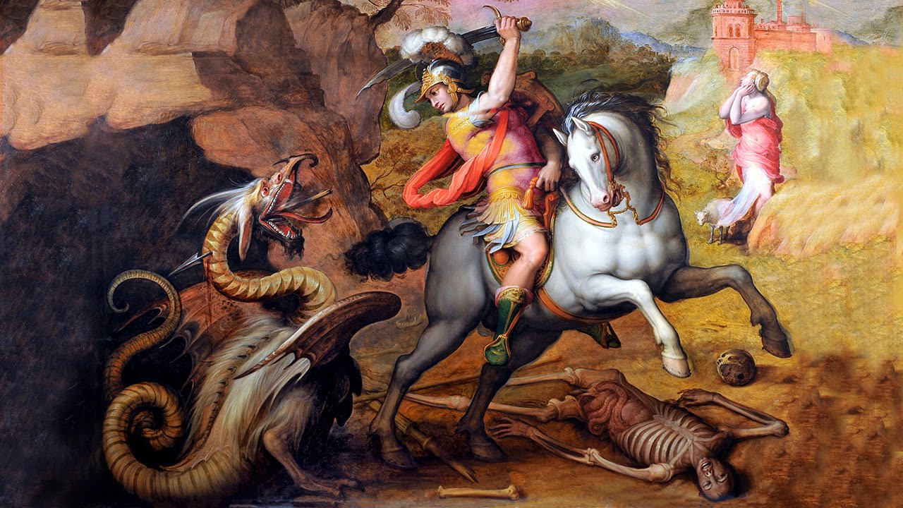1280x720 St. George Hd - St George Painting