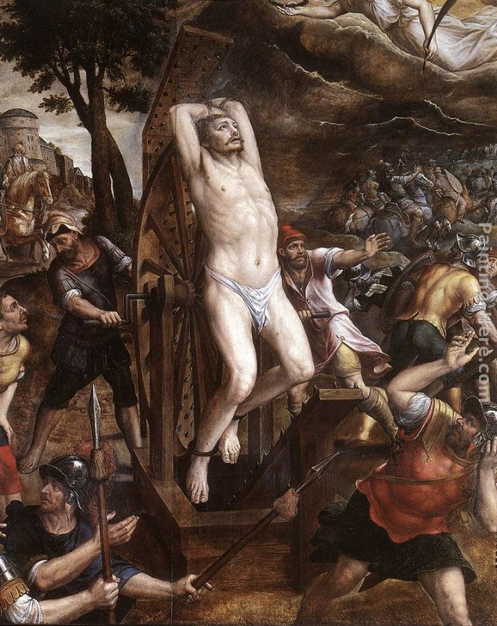 720x907 Michiel Van Coxcie The Torture Of St George Painting Anysize 50 - St George Painting