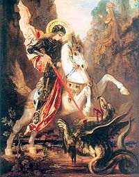 200x255 Saint George - St George Slaying The Dragon Painting