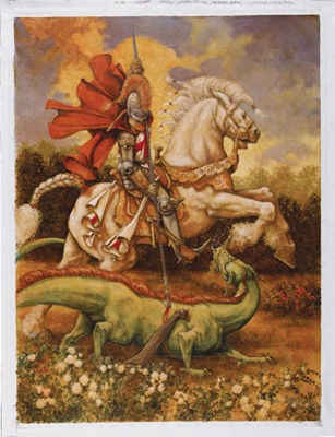307x400 St George Slaying The Dragon Painting Chics Type - St George Slaying The Dragon Painting